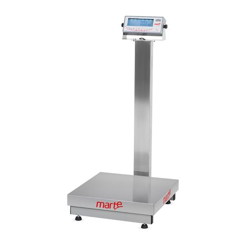 BALANCA DE PLATAFORMA 51KG 10G 40X40 INOX COM COLUNA LS50 MARTE INMETRO