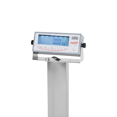 BALANCA DE PLATAFORMA 51KG 10G 40X40 INOX COM COLUNA LS50 MARTE INMETRO