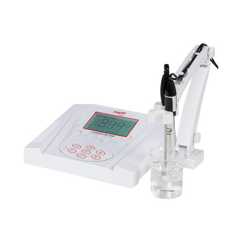 PHMETRO MEDIDOR DE PH DIGITAL 0 - 14PH, 0,01PH CALIBRACAO AUTOMATICA COM ELETRODO BLINDADO VIDRO JUNTA EM TEFLON ME-005 E SUPORTE