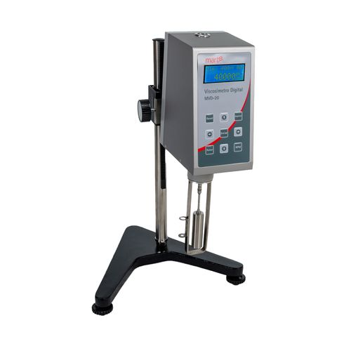 VISCOSIMETRO ROTACIONAL TIPO BROOKFIELD PARA POUCA AMOSTRA COM AQUECEDOR 60 A 6.000.000 MPA.S VELOCIDADE DE 0,1 A 99,9 RPM MVD-20 MARTE CIENTIFICA