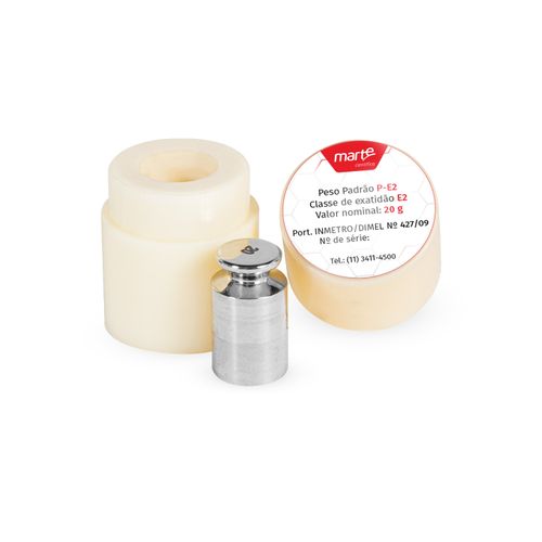 PESO 20G INOX E2 COM CERTIFICADO RBC