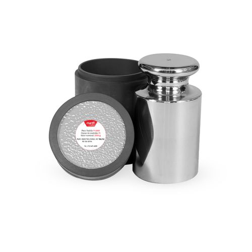 PESO 2KG INOX F1 COM CERTIFICADO RBC