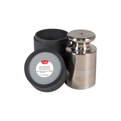 PESO 1KG INOX F1 COM CERTIFICADO RBC