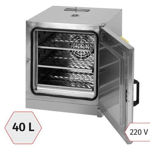 ESTUFA DE CIRCULACAO E RENOVACAO DE AR 40 LITROS DIGITAL 200°C INOX 220V MEDI-40CR MARTE