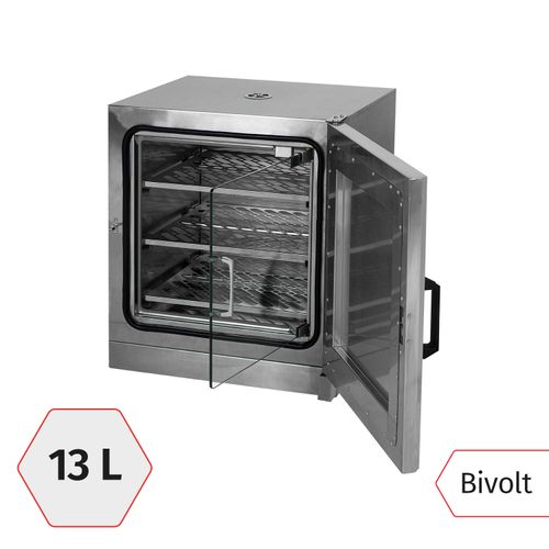 ESTUFA INCUBADORA CULTURA BACTERIOLOGICA 13 LITROS DIGITAL 70°C INOX MEDI-13B MARTE