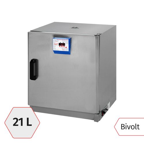 ESTUFA INCUBADORA CULTURA BACTERIOLOGICA 21 LITROS DIGITAL 70°C INOX MEDI-21B MARTE