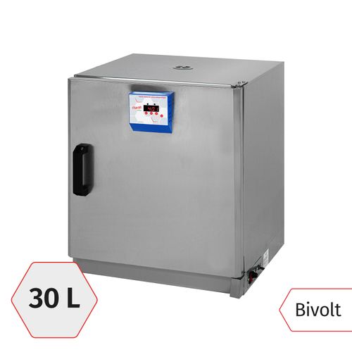 ESTUFA INCUBADORA CULTURA BACTERIOLOGICA 30 LITROS DIGITAL 70°C INOX MEDI-30B MARTE