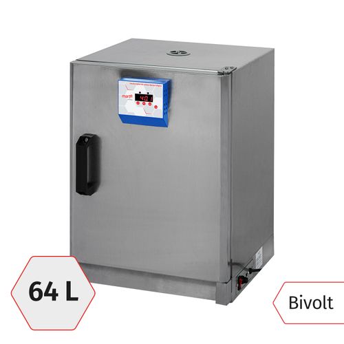 ESTUFA INCUBADORA CULTURA BACTERIOLOGICA 64 LITROS DIGITAL 70°C INOX MEDI-64B MARTE