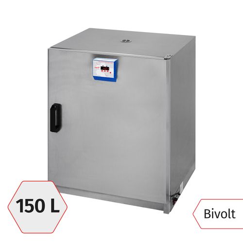 ESTUFA INCUBADORA CULTURA BACTERIOLOGICA 150 LITROS DIGITAL 70°C INOX MEDI-150B MARTE