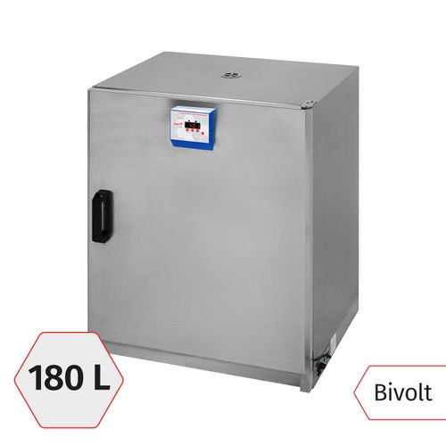ESTUFA INCUBADORA CULTURA BACTERIOLOGICA 180 LITROS DIGITAL 70°C INOX MEDI-180B MARTE