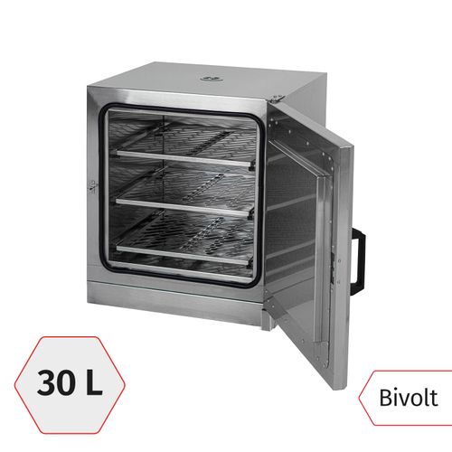 ESTUFA DE SECAGEM E ESTERILIZACAO 30 LITROS DIGITAL 250°C INOX MEDI-30 MARTE