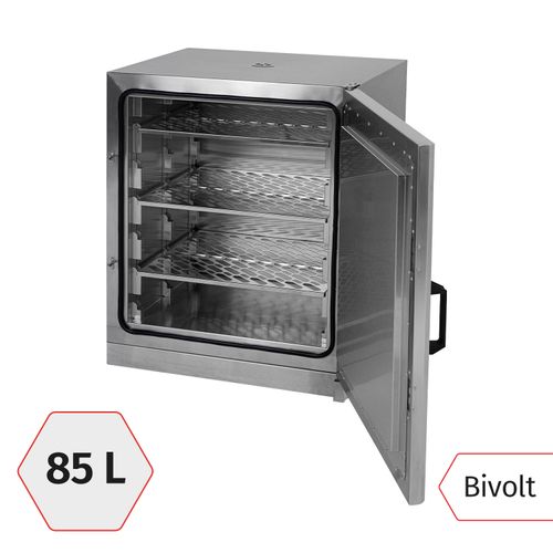 ESTUFA DE SECAGEM E ESTERILIZACAO 85 LITROS DIGITAL 250°C INOX MEDI-85 MARTE