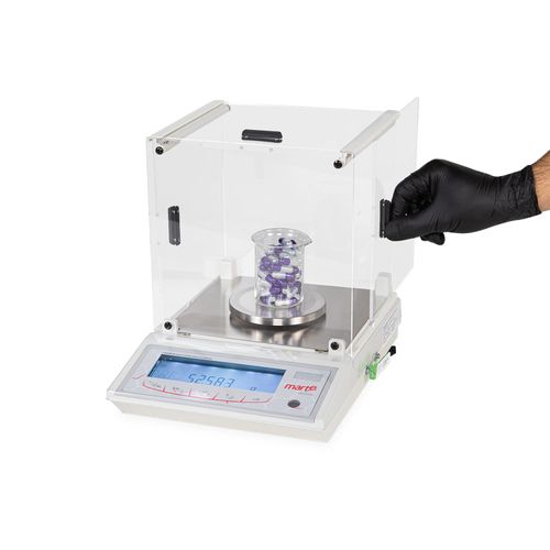 BALANCA SEMI ANALITICA 3 CASAS 0,001G 510G CALIBRACAO INTERNA AUTOMATICA AD500-CAL MARTE INMETRO