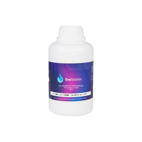 SOLUCAO PADRAO DE CONDUTIVIDADE 1413 US/CM 500ML