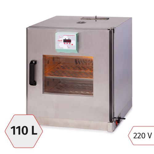 ESTUFA PARA ORODISPERSIVEL 110 LITROS 200C INOX 220V MEDI-110OR MARTE