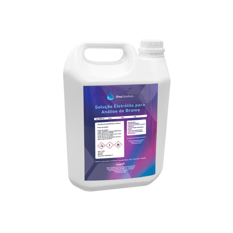 SOLUCAO ELETROLITO PARA ANALISE DE BROMO - 5000ML