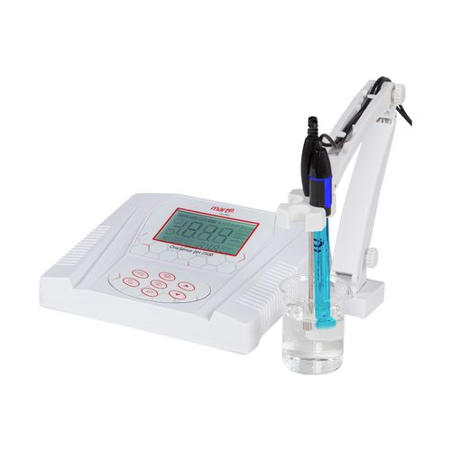 PHMETRO MEDIDOR DE PH DIGITAL 0 - 14PH, 0,01PH CALIBRACAO AUTOMATICA COM ELETRODO BLINDADO EM PP JUNTA EM FIBRA PROTETOR NO BULBO ME-008 E SUPORTE