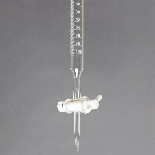 BURETA GRADUADA COM TORNEIRA DE PTFE - 100ML