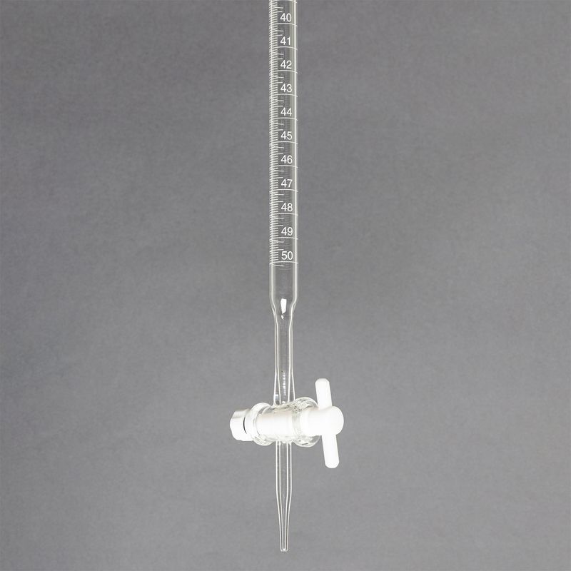 900.0000.37 - BURETA GRADUADA COM TORNEIRA DE PTFE - 50ML - 03