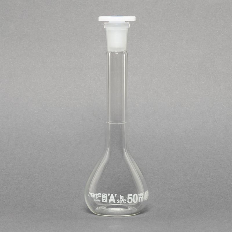 900.0000.28 - BALAO VOLUMETRICO TRANSP. ROLHA PLASTICO - 50ML