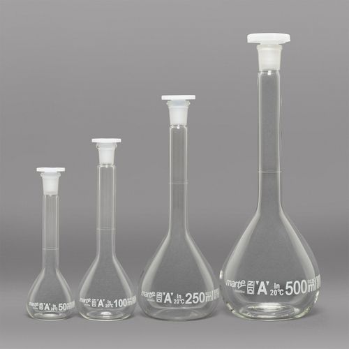 BALAO VOLUMETRICO TRANSP. ROLHA PLASTICO - 50ML