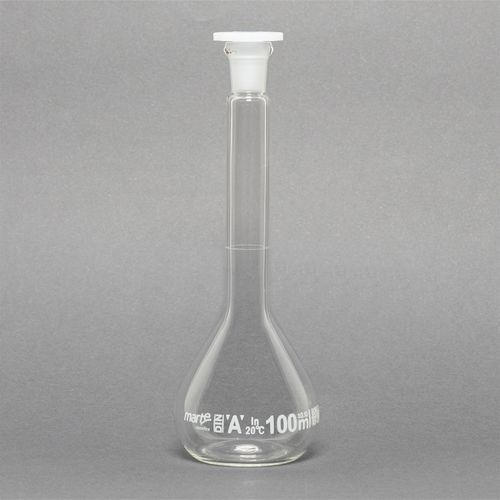 BALAO VOLUMETRICO TRANSP. ROLHA PLASTICO - 100ML