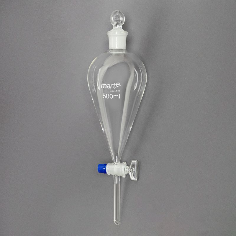 900.0000.23 - FUNIL SEPARADOR SQUIBB ROLHATORNEIRA VIDRO 500ML