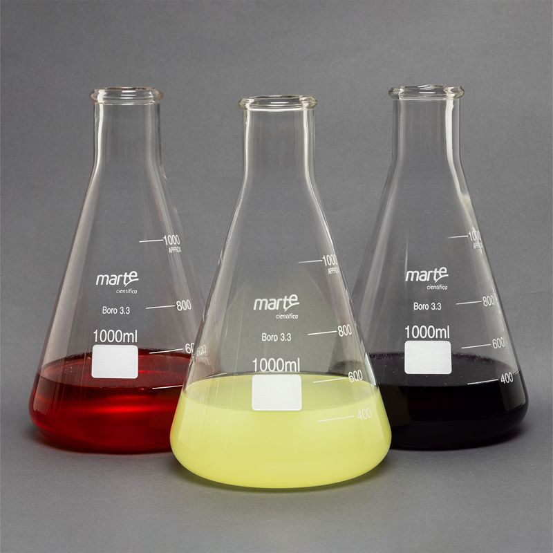 900.0000.16 - ERLENMEYER VIDRO BOCA ESTREITA GRADUADO - 1000ML - 02