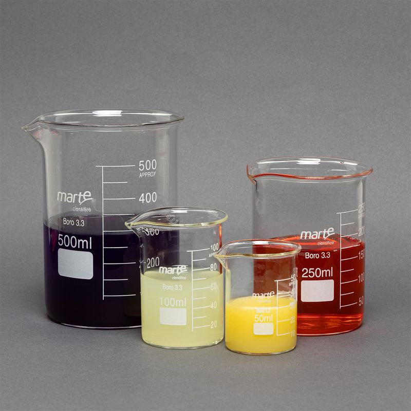BEQUER DE VIDRO -50ML - 500ML- - 02