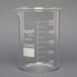 900.0000.11 - BEQUER DE VIDRO FORMA BAIXA GRADUADO - 500ML
