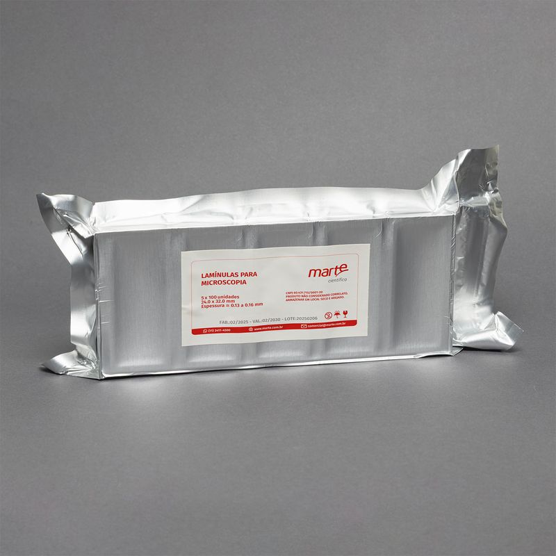 900.0000.05 - LAMINULA PARA MICROSCOPIA -24X32MM - 100 UNIDADES