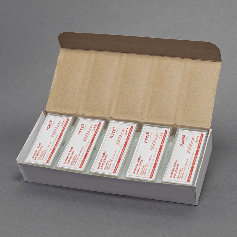 900.0000.04 - LAMINULA PARA MICROSCOPIA -18X18MM - 200 UNIDADES - 01