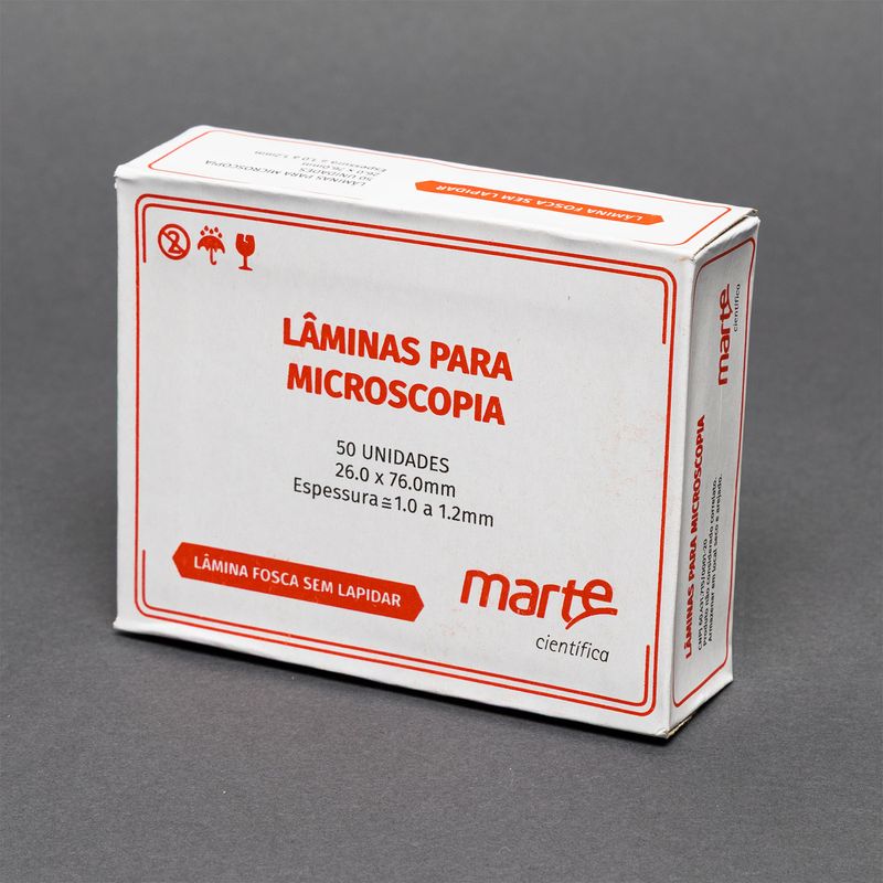 900.0000.03 - LAMINA MICROSCOPIA FOSCA NAO LAPIDADA - CANTO 90° - 01