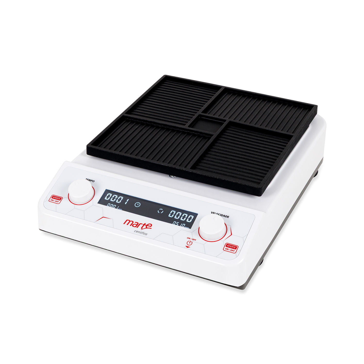 AGITADOR DE MICROPLACAS - 4 POSICOES - Marte