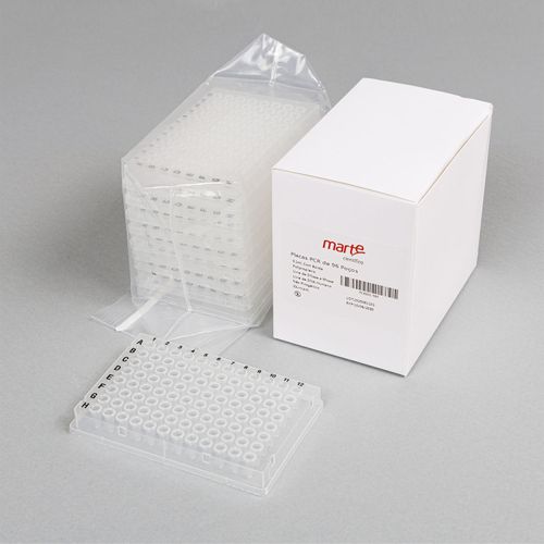 MICROPLACA DE PCR 96 POCOS TRANSP. COM BORDA 0,1ML