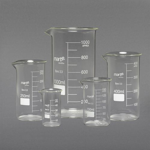 BEQUER DE VIDRO FORMA ALTA GRADUADO - 50ML