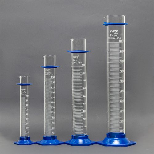 PROVETA VIDRO GRADUADA BASE HEX. PLASTICO - 50ML