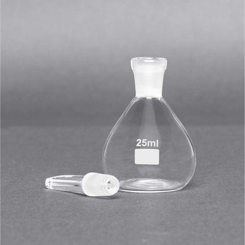 PICNOMETRO DE VIDRO GAY-LUSSAC S/ TERMOMETRO 25ML