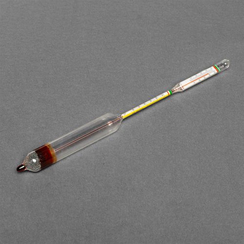 LACTO DENSIMETRO COM TERMOMETRO - ESCALA 15/40