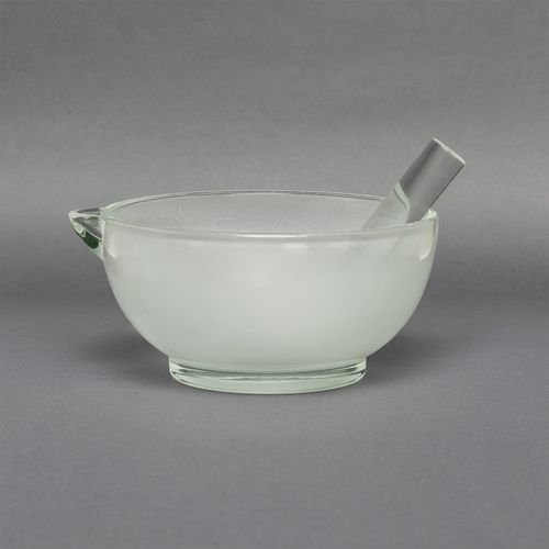 GRAL (ALMOFARIZ) DE VIDRO C/ PISTILO VIDRO - 250ML