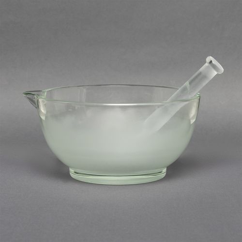 GRAL (ALMOFARIZ) DE VIDRO C/ PISTILO VIDRO - 500ML