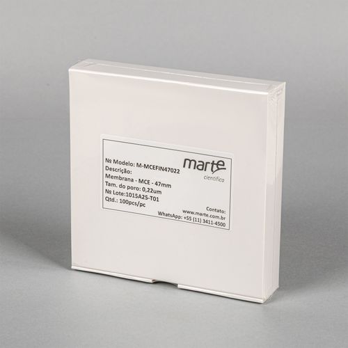 MEMBRANA FILTRANTE MCE HI NAO ESTERIL 47MMX0,22UM