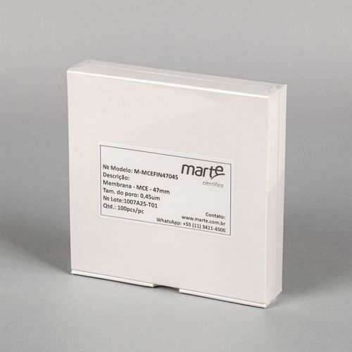 MEMBRANA FILTRANTE MCE HI NAO ESTERIL 47MMX0,45UM