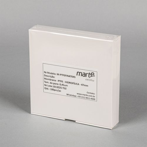 MEMBRANA FILTRANTE PTFE HI NAO ESTERIL 47MMX0,45UM