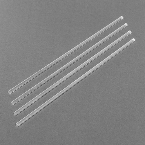 BASTAO DE VIDRO LAPIDADO PONTA POLIDA - 6X300MM