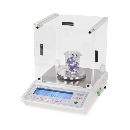 BALANCA SEMI ANALITICA 3 CASAS 0,001G 210G CALIBRACAO INTERNA AUTOMATICA COM PROCESSADOR ESTATISTICO AD200F-CAL MARTE INMETRO