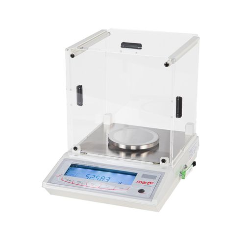 BALANCA SEMI ANALITICA 3 CASAS 0,001G 510G COM PROCESSADOR ESTATISTICO AD500F MARTE INMETRO