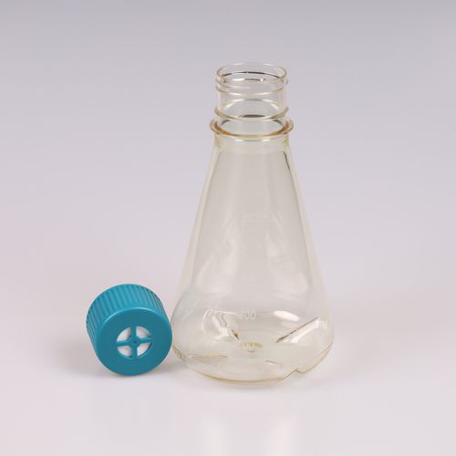 ERLENMEYER ESTERIL TAMPA VENT C/ DEFLETORES 500ML