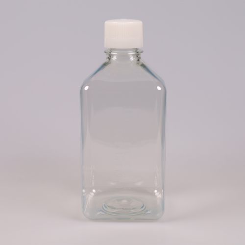 FRASCOS ESTEREIS QUADRADOS P/ MEIOS EM PET 250ML