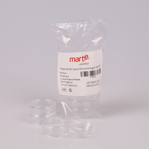 PLACA DE PETRI ESTERIL DE PLASTICO 35X15MM